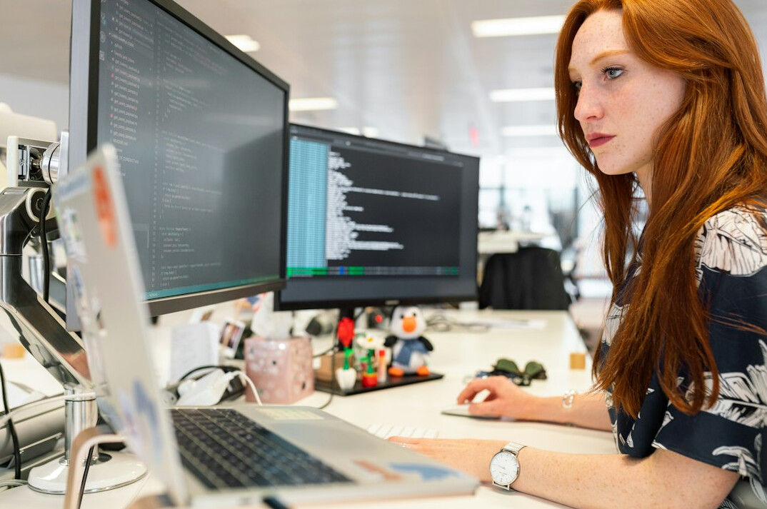 software developers coding